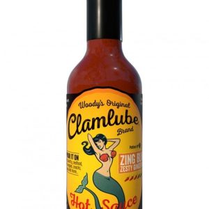 Woody’s Original Clamlube Brand Zing Bling Zesty Ginger Bite Hot Sauce, 5oz.