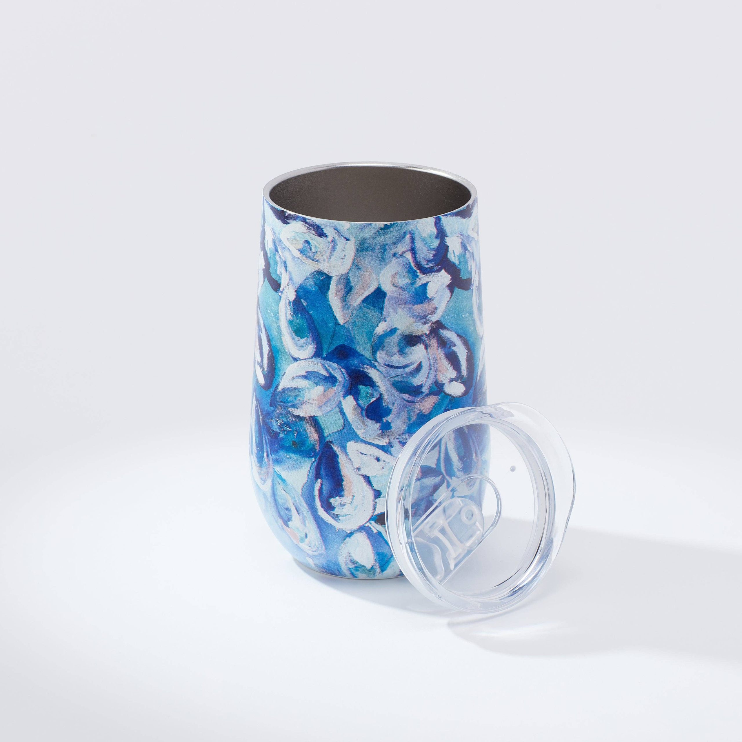 Kim Hovell Art – 16oz Wine Tumbler – Azul Oysters: Default Title