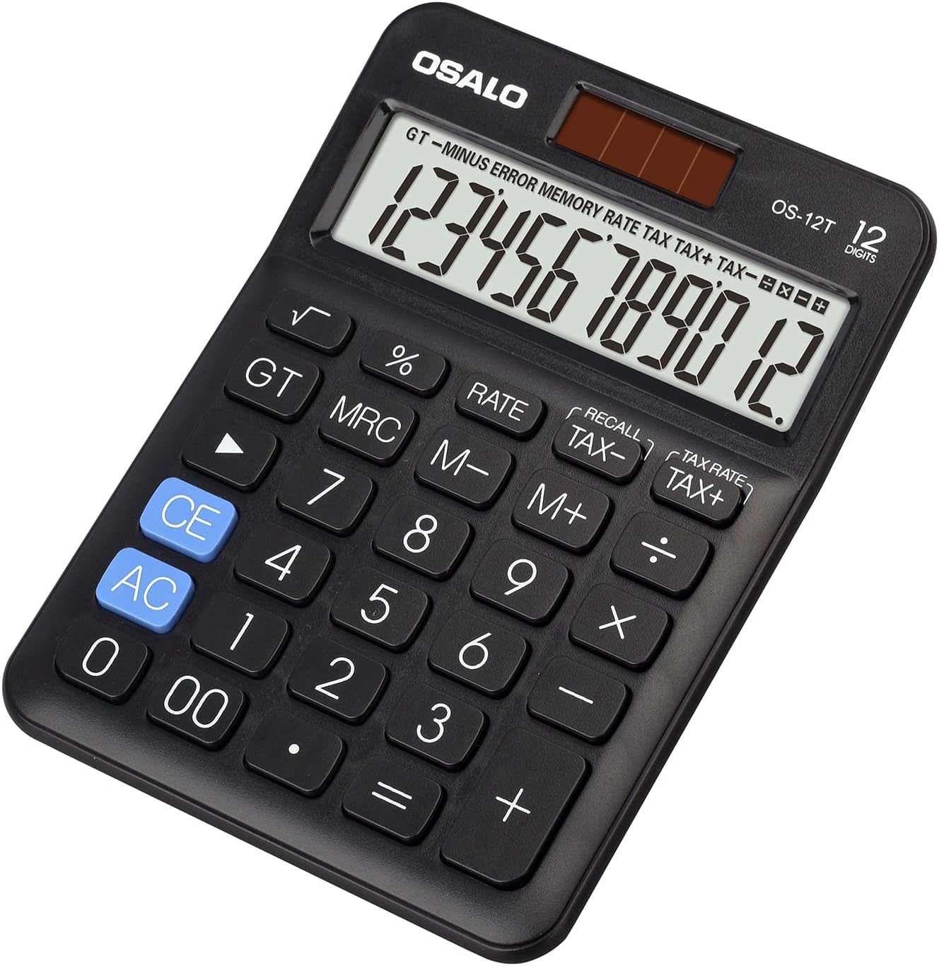 OSALO Calculator Large LCD Display 110g solar-powered – Tokyo Sakura Mall