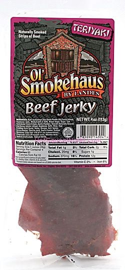Ol Smokehaus Teriyaki Beef Jerky, 4oz.