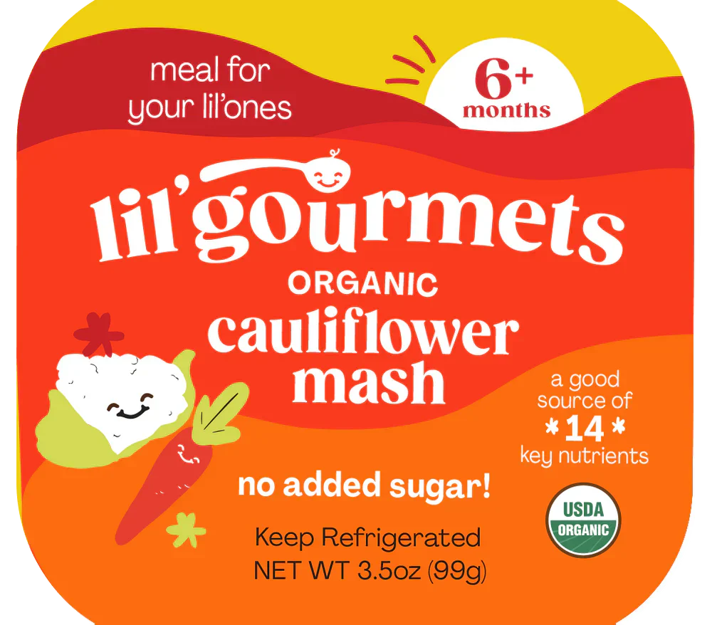 Lil Gourmets – Toddler Food Coconut Cauliflower, 3.5 Oz – Pack of 8