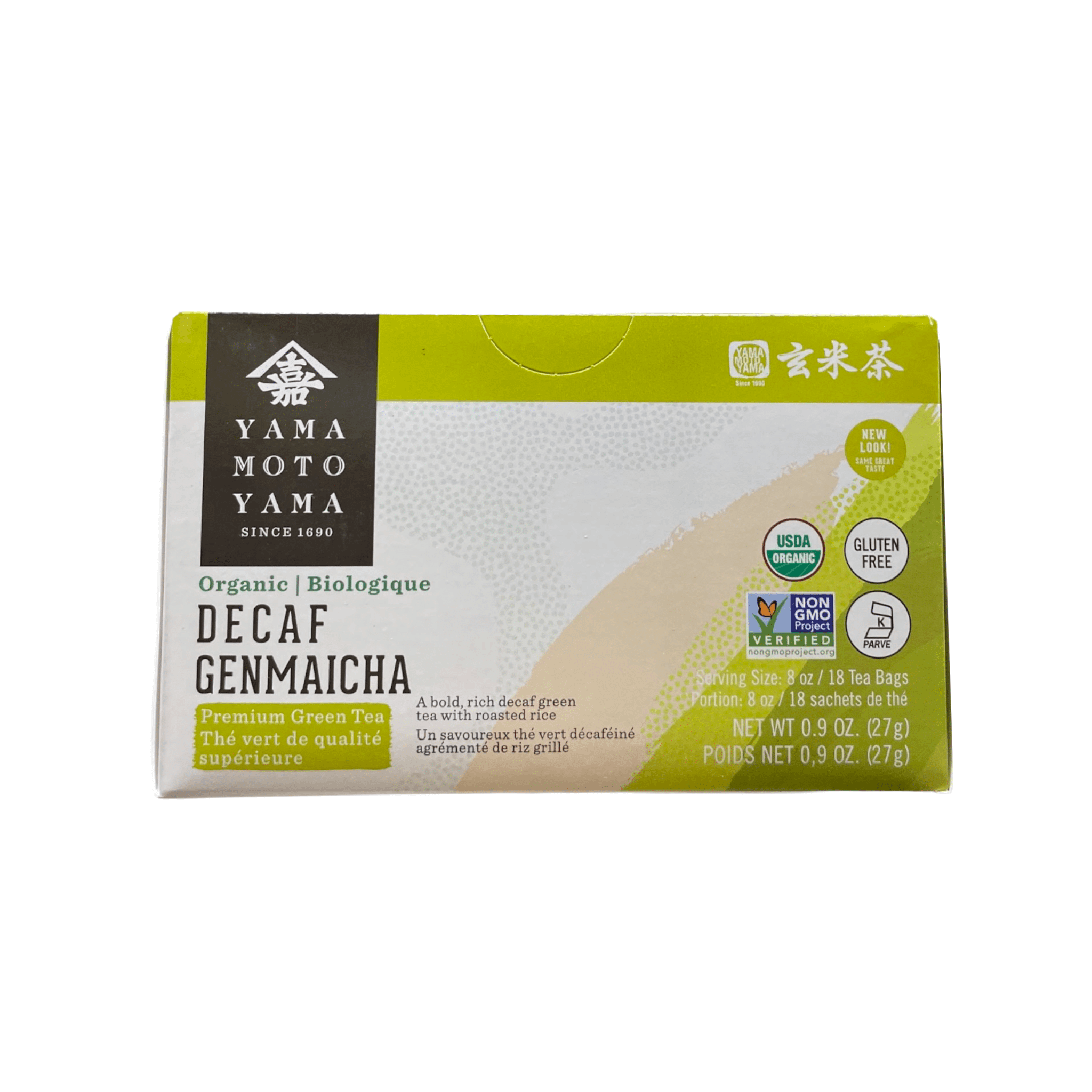 Yamamotoyama Organic Decaf Genmaicha Premium Tea