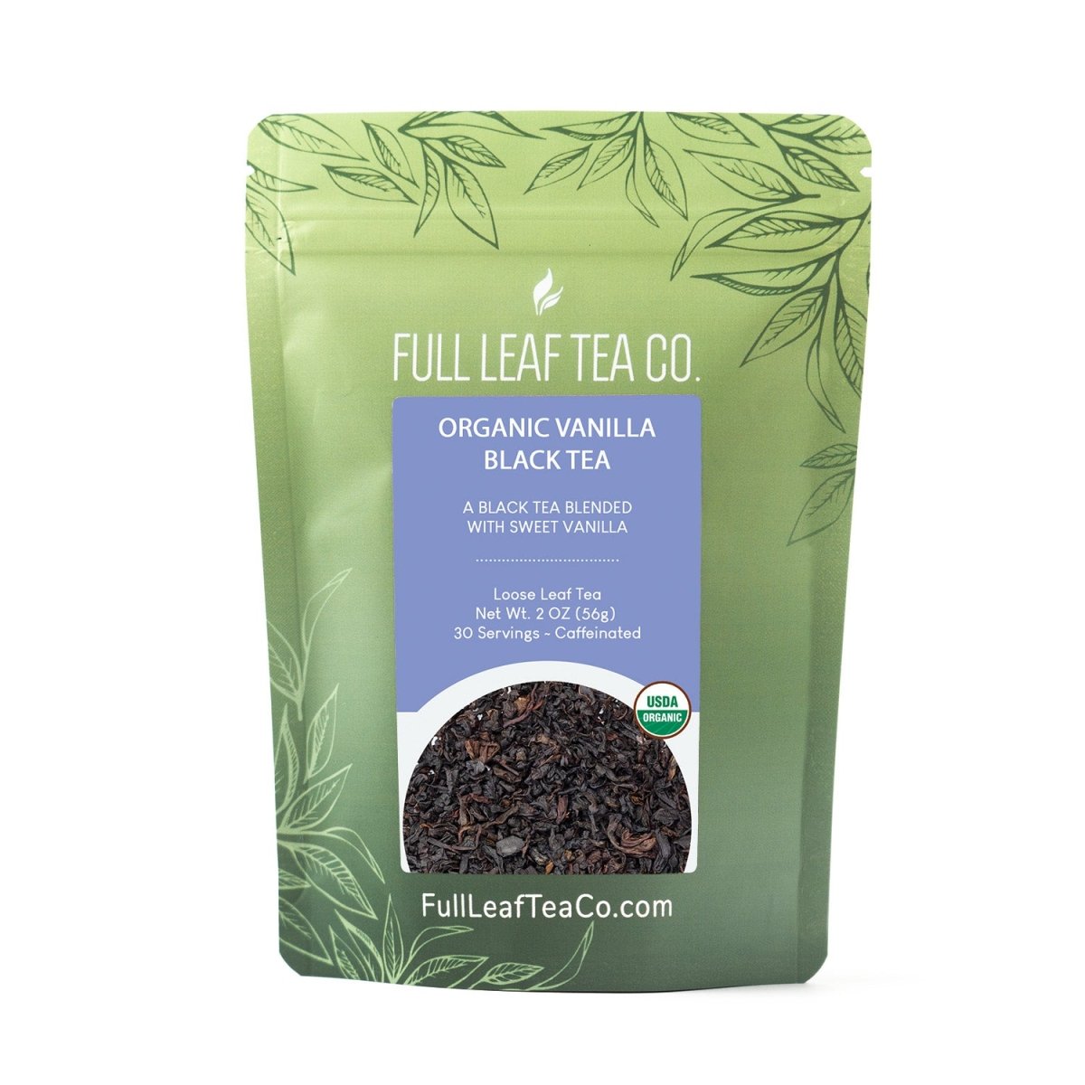 Organic Vanilla Tea Retail Bags – Case of 6