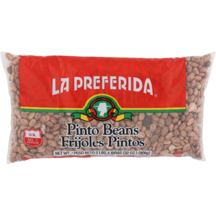 La Preferida – Pinto Beans Polybag, 2 Lb – Pack of 12