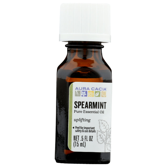 Aura Cacia – Essential Oil Spearmint, 0.5 oz (Pack of 1)