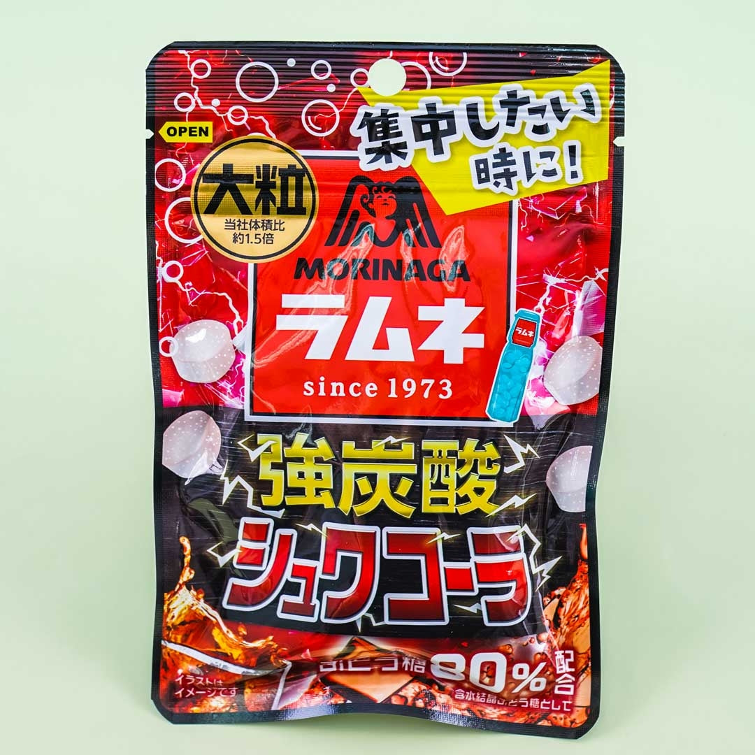 Morinaga Large Grain Ramune Candy – Strong Carbonated Shuwa Cola