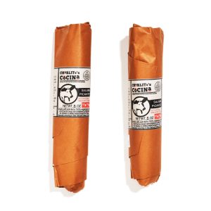 Charlito’s Cocina Salami Picante – Dry Cured Spicy Salami – 16 x 5oz