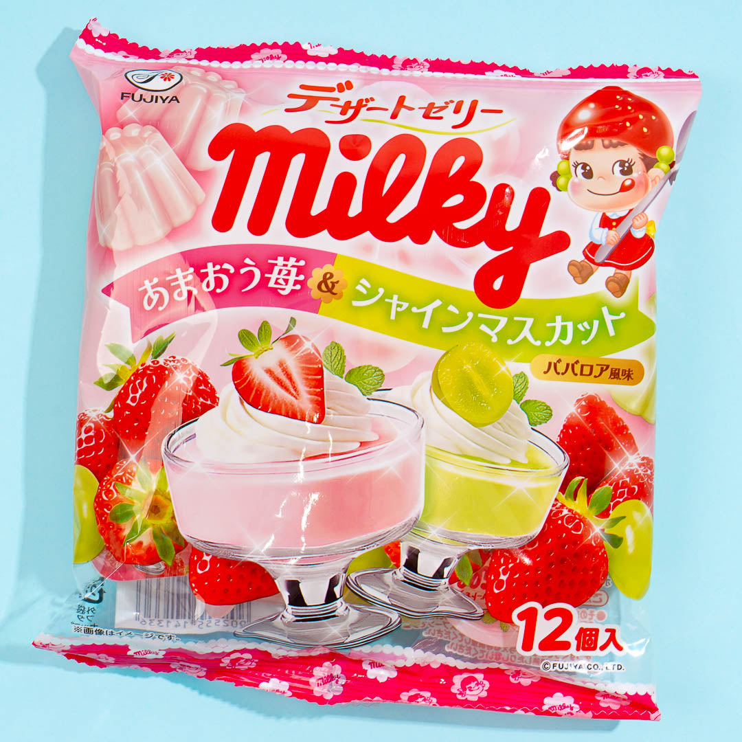 Milky Peko-Chan Jelly – Amaou Strawberry & Muscat