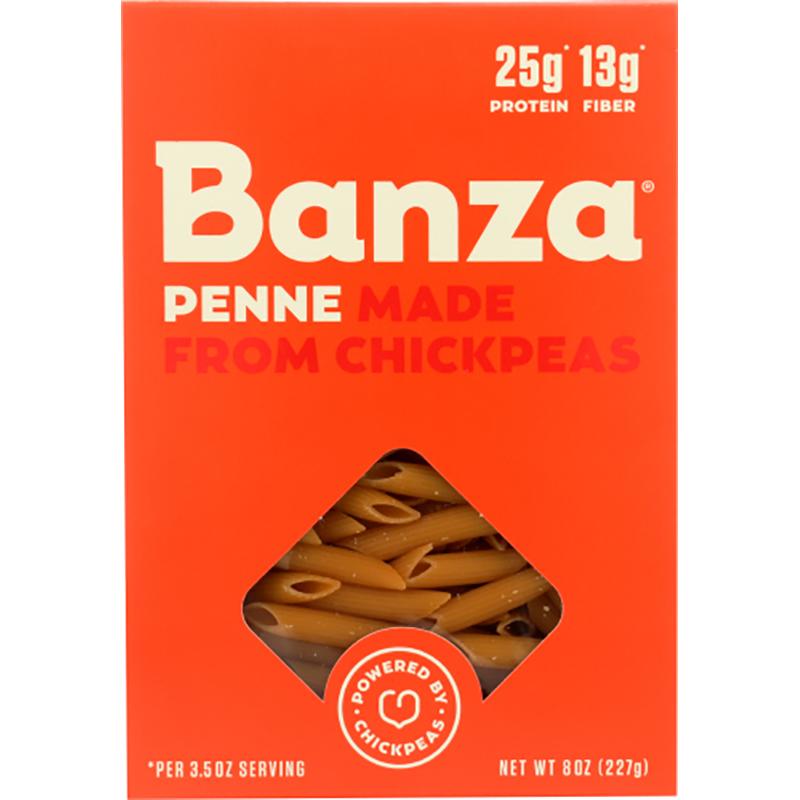 Banza Chickpea Pasta – Pasta Penne Chickpea – 8oz