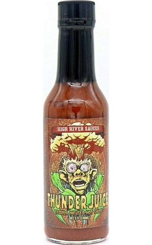 High River Sauces Thunder Juice Tequila Infused Hot Sauce, 5oz.