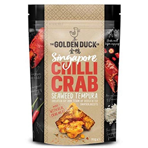 The Golden Duck Co – Chili Crab – Seaweed Tempura with Real Crab Meat – 110 G