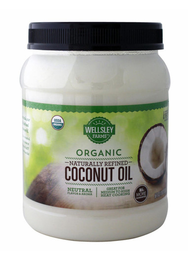 Wellsley Farms Organic Naturally Refined Coconut Oil, 56 Oz.