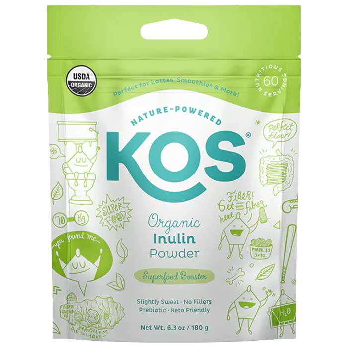 Kos – Organic Inulin Powder, 6.3oz