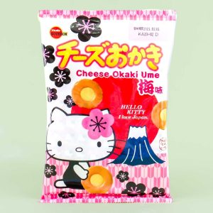 Bourbon Hello Kitty Cheese Okaki Rice Crackers – Plum
