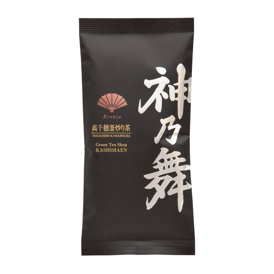 Takachiho Kama-Iri Tea “Kami no Mai Bronze” by Kashimaen Honpo Miyazaki, Japan – Kurumira Shop
