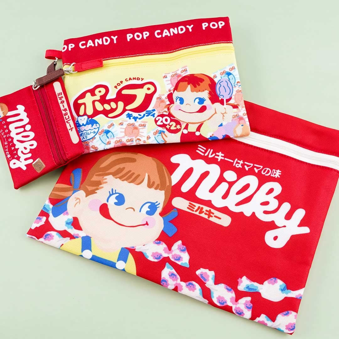 Milky Peko-Chan Pouch Set – 3 pcs