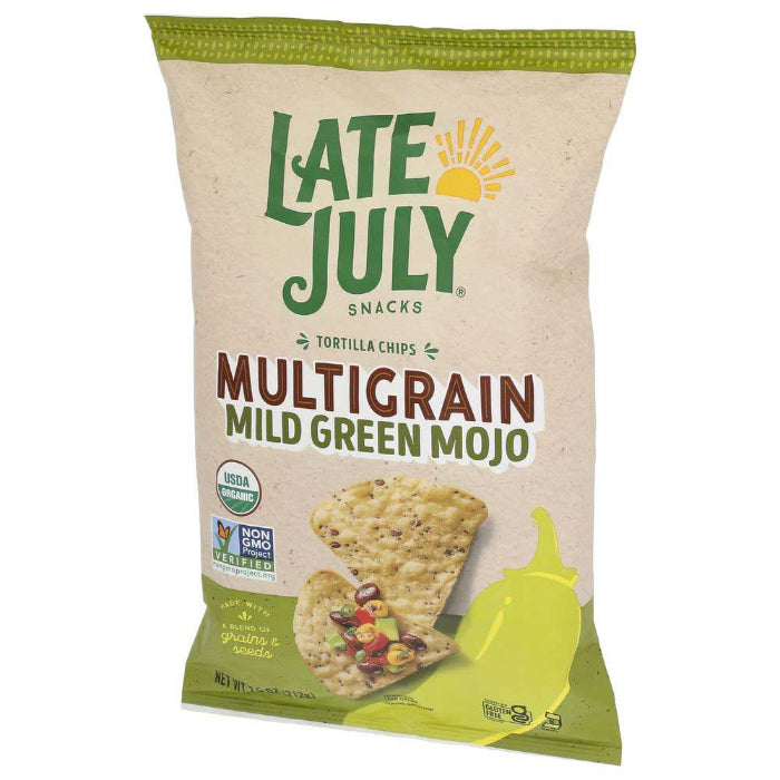 Late July – Multigrain Green Mojo Chips, 7.5 Oz – Pack of 12
