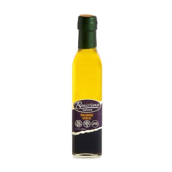 Benissimo – Balsamic Garlic Oil, 8.1 Oz | Pack of 6