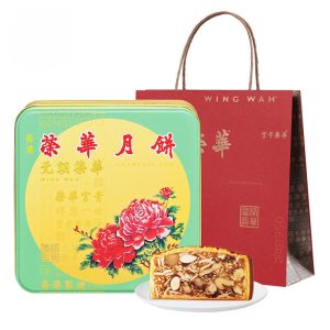 Wing Wah Five Nuts Mooncake 4-Piece Gift Box 740g