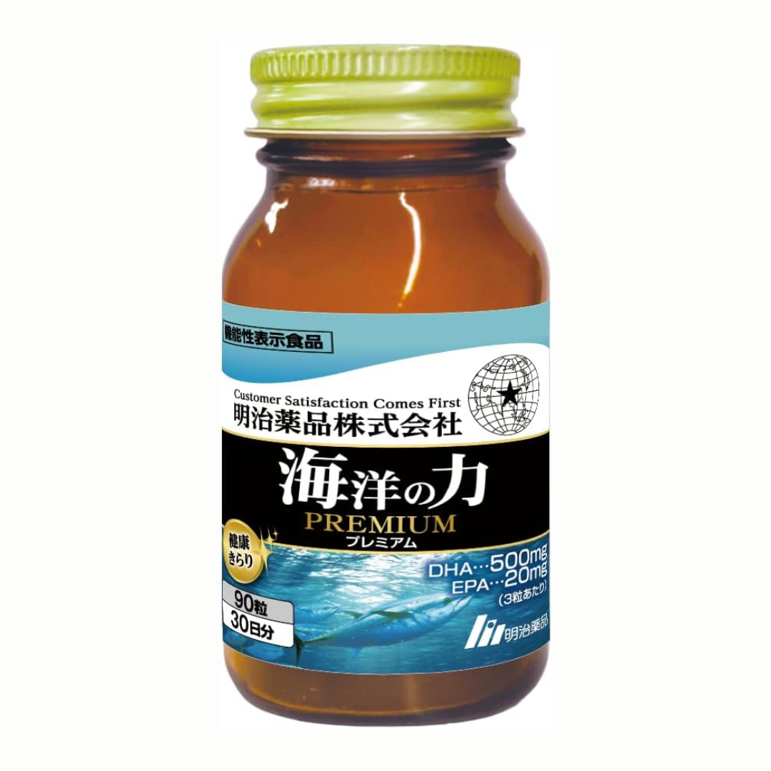 Special Sale! Kenko Kirari Ocean Power Premium – 90 Capsules (3 capsules daily) Made in JAPAN – Meiji Yakuhin