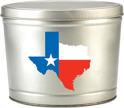 2 Gallon – Texas Popcorn Tin