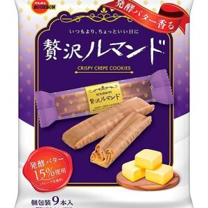 Bourbon, Zeitaku Lumando, Rumando, Crepe cookies, 9 bars in 1 pack