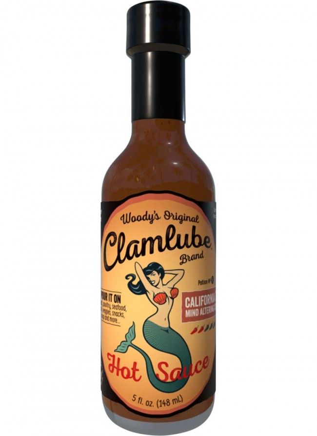 Woody’s Original Clamlube Brand California Zen Mind Altering Curry Hot Sauce, 5oz.