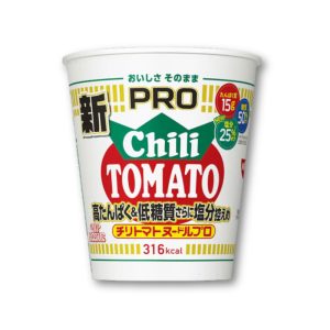 Nissin Cup Noodles PRO – Chili Tomato Low Salt, High Protein & Low Carbohydrate