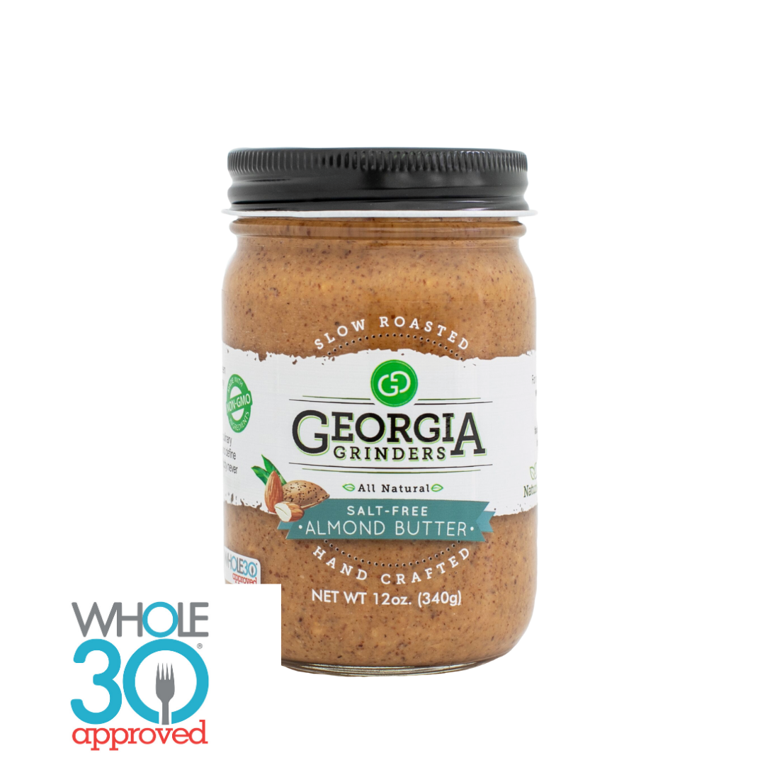 Georgia Grinders Salt Free Almond Butter Jar – 12 oz