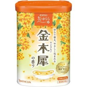 Bathclin Hanayurara Kinmokusei 600g – Medicated Bath Additive