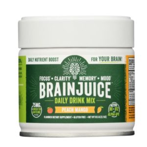 Brain Juice – Peach Mango Powder Original, 2.2 oz