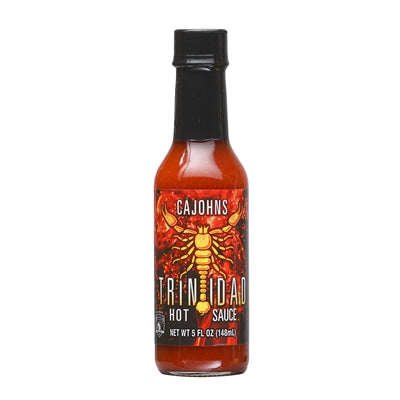 Hot Sauce Trinidad Scorpion CaJohns Heat 10
