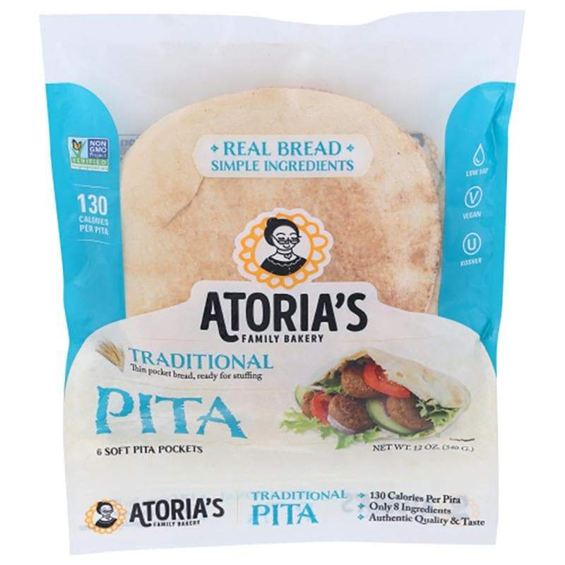 Atoria’s Family Bakery – Traditional Pita, 12oz