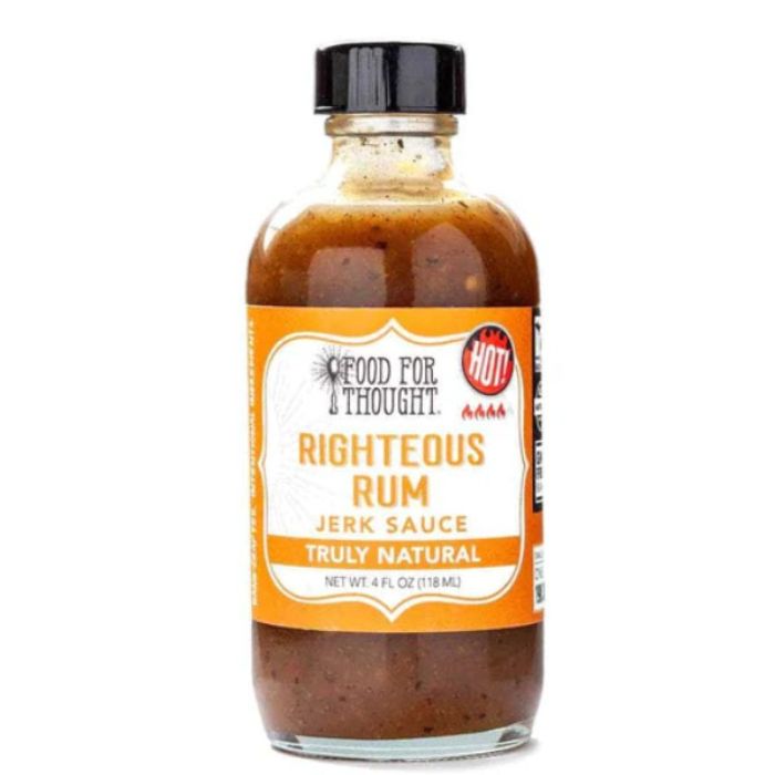 Food For Thought – Sauce Rum Jerk 4 Oz – Pack Of 6