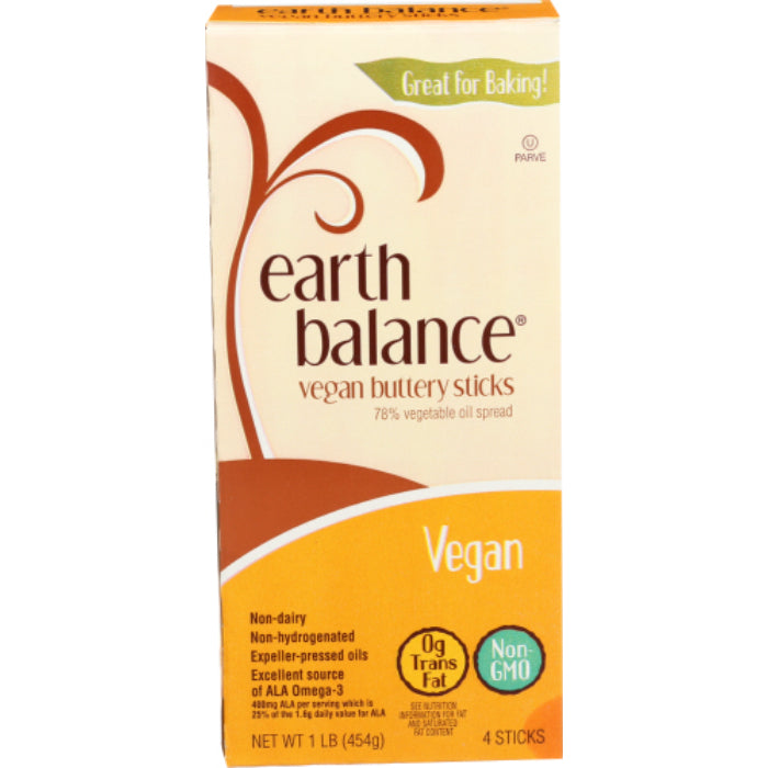 Earth Balance – Buttery Stick, 16 oz | Pack of 18
