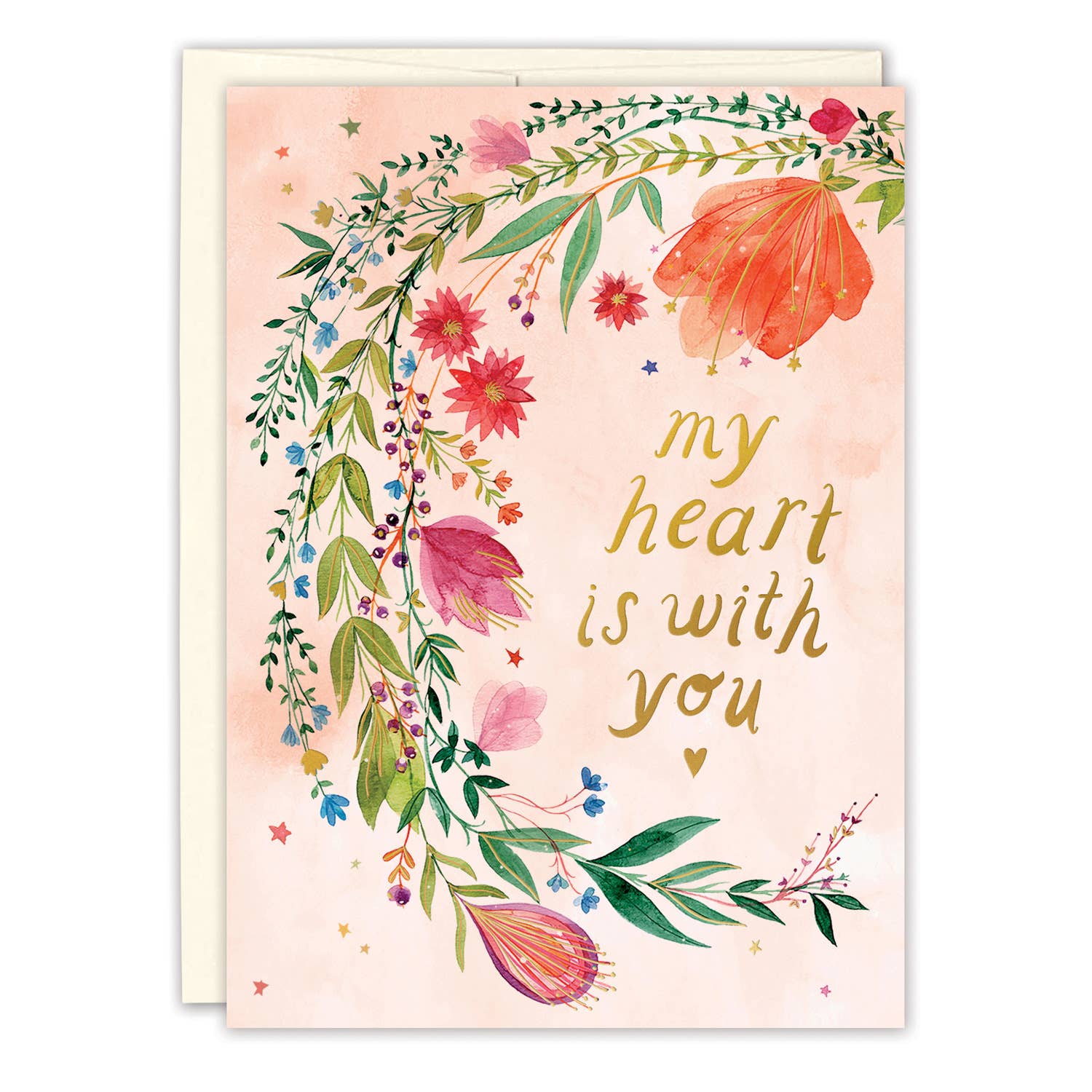 Biely & Shoaf – My Heart Is With You Sympathy Card