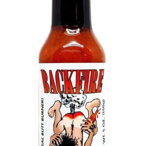 Backfire Peppa Sauce, A Real Butt Burner!, 5oz.