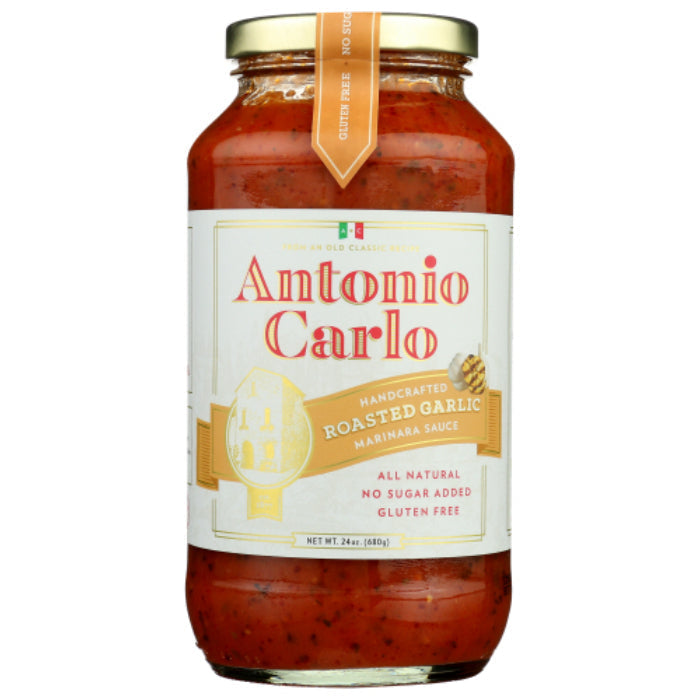 Antonio Carlo Gourmet Sauce – Roasted Garlic, 24 Oz – Pack of 6