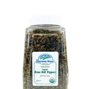 Bell Pepper, Green, Dried, Organic