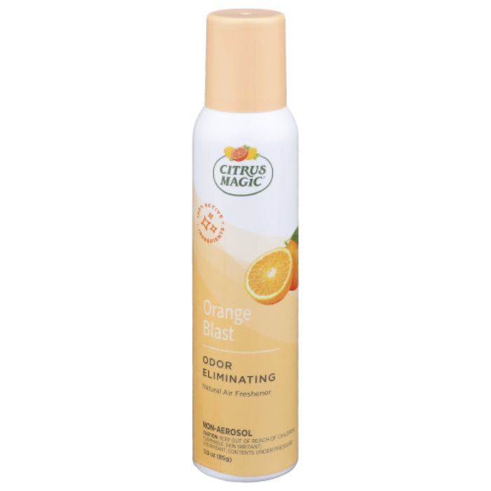 Citrus Magic – Air Freshener Spray Orange Blast, 3 Oz (Pack of 6)