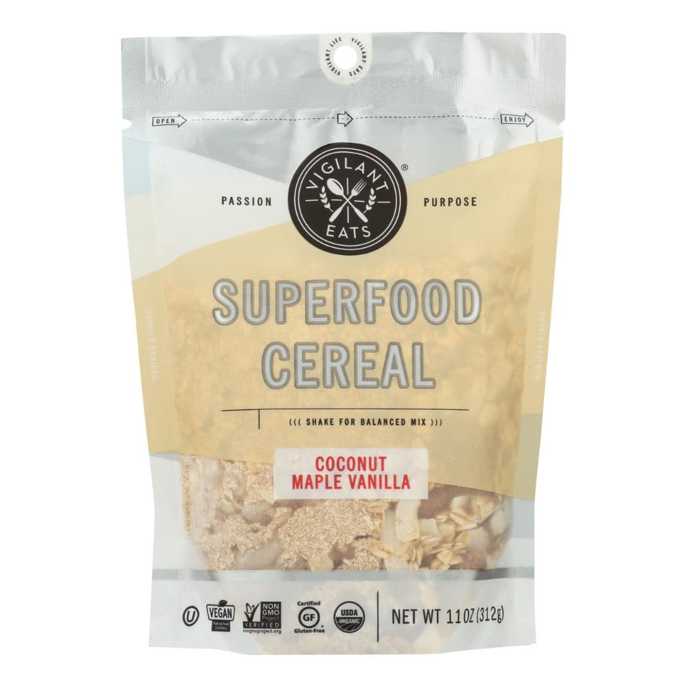 Vigilant Eats – Coconut Maple Vanilla Superfood Cereal