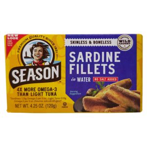 Season’s Brand Sardines- No Salt Added