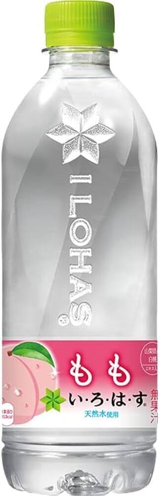 Coca-Cola Japan, Flavored Water, Ilohas, Peach 540ml