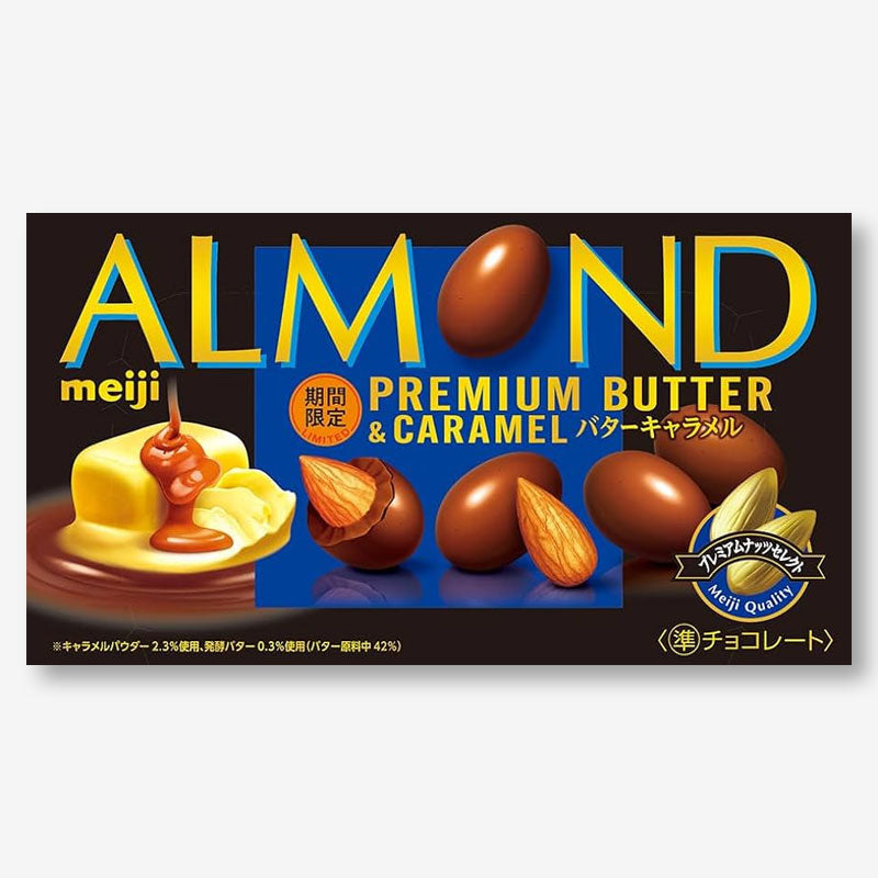 Meiji Almond Chocolate – Premium Butter Caramel