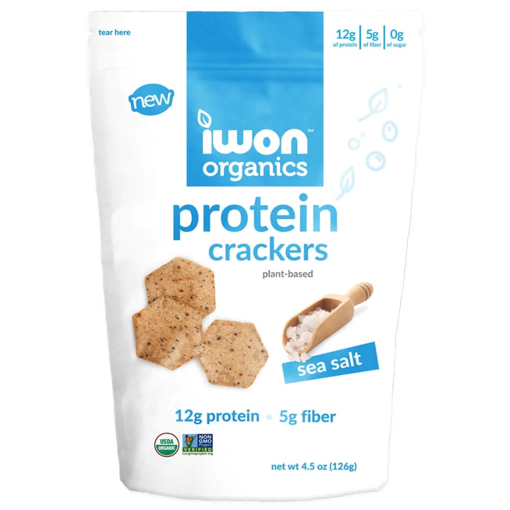 I Won Nutrition – Organic Sea Salt Protein Crackers