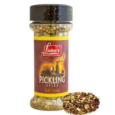 Lieber’s Pickling Spice, 1.7 oz, Mixed Seasoning for Pickles and Corned Beef, Kosher for Passover