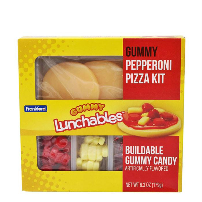Gummy Lunchables – Pepperoni Pizza Kit – 6.3 oz Box