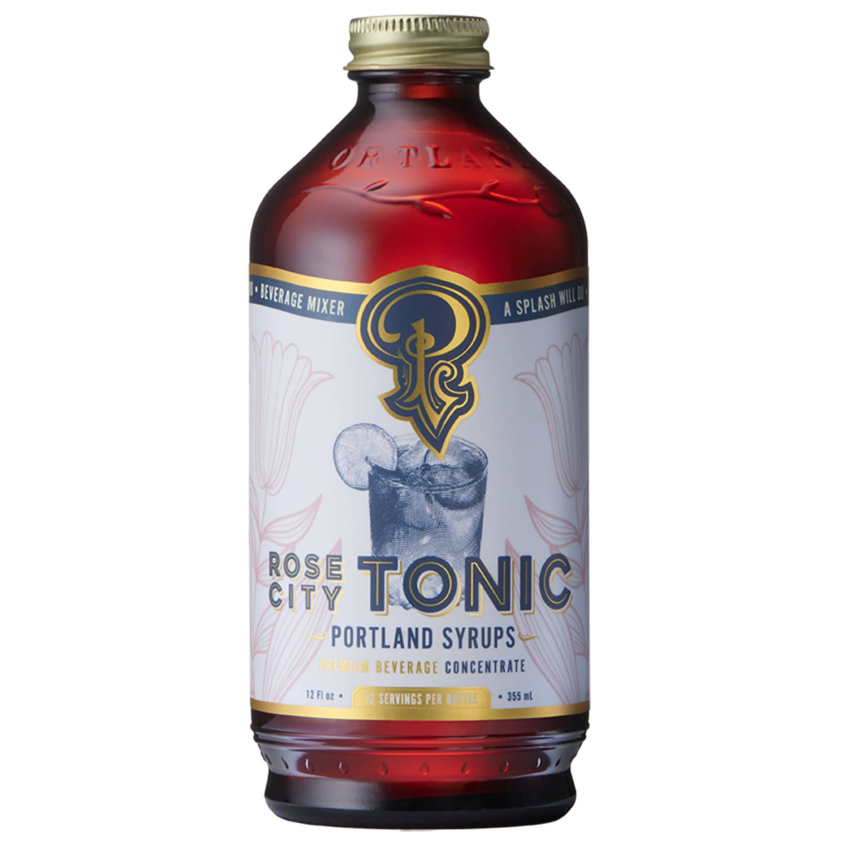 Rose City Tonic Concentrate with Quinine – 6 x 12 oz