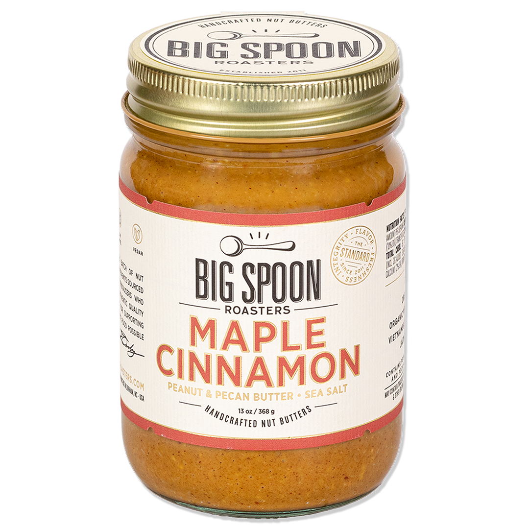 Big Spoon Roasters – Maple Cinnamon Peanut & Pecan Butter: 13oz Jar