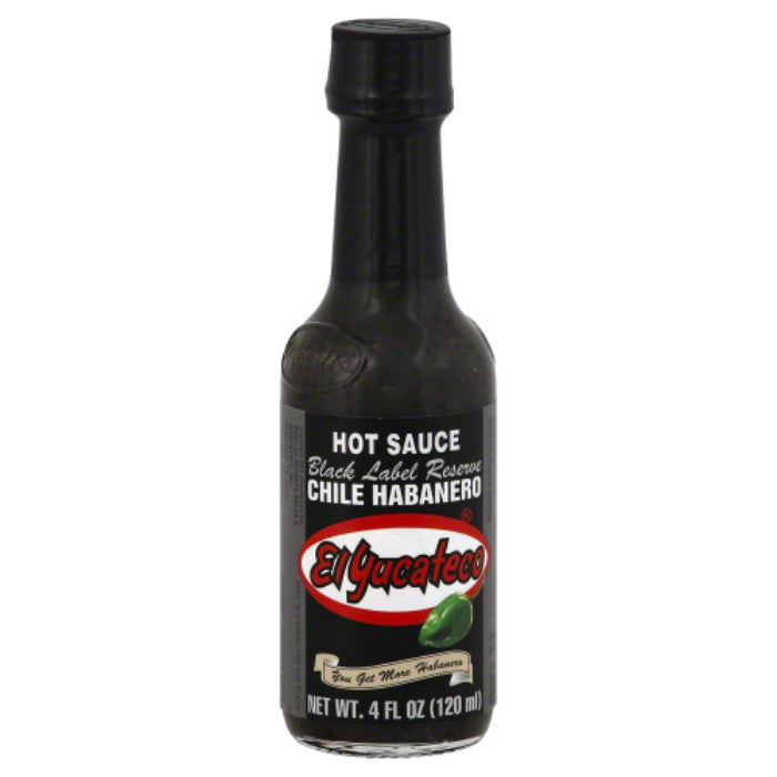 El Yucateco Sauce Hot Chile Habanero 4 Oz – Pack of 12